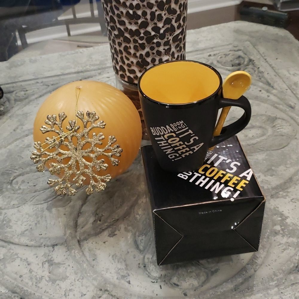 coffee Mug with Spoon